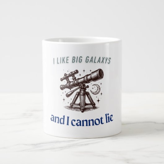 Big Galaxys Funny Space ジャンボコーヒーマグカップ (正面)