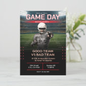 BIG GAME Football Party Invitation 招待状 (スタンド正面)
