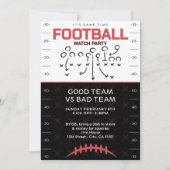 BIG GAME Football Party Invitation 招待状 (正面)