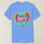 Big Gay Fairy LGBTQ PRIDE ALLY Rainbow Flag  Tシャツ (デザイン正面)