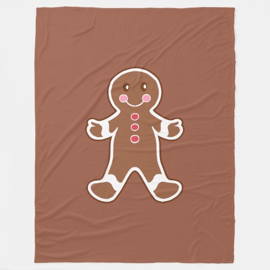 Big Gingerbread Fleece Blanket  フリースブランケット (正面)