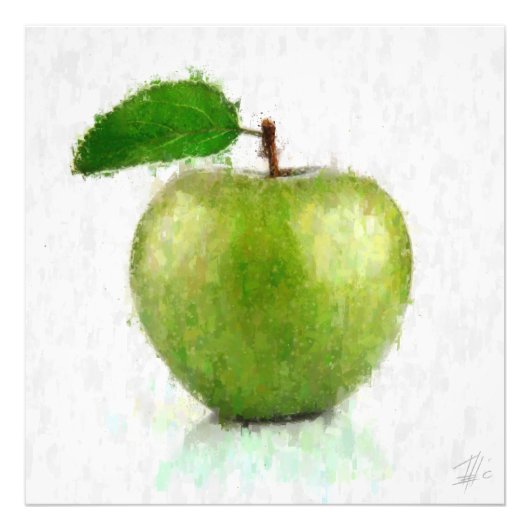 Big Green Apple フォトプリント (正面)
