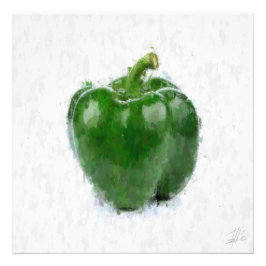 Big Green Pepper フォトプリント
