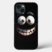 Big Grin Blackout iPhone Case Case-Mate iPhoneケース (裏面)