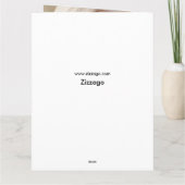 Big Happy Mother's Dayバラ金ゴールドハート追加フォト3 カード (裏面)