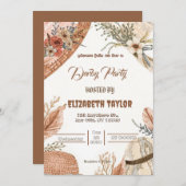 Big Hat Derby Party Invitation 招待状 (正面/裏面)