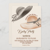 Big Hat Derby Party Invitation 招待状 (正面/裏面)