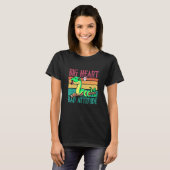 Big Heart But Bad Attitude Poisonus Animal Snake Tシャツ (正面フル)