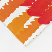 Big heart/Corazon Grande love by Masanser pixelat フリースブランケット (角)