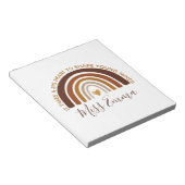 Big Heart to Shape Young Minds Teacher ノートパッド (アングル)