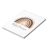 Big Heart to Shape Young Minds Teacher ノートパッド (回転)