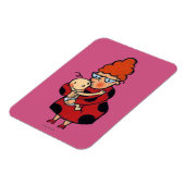 Big Hello Hugs from Auntie in Red マグネット (左側)