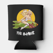 Big Hitter Golf Dad Retro Pin Up The Bomber 缶クーラー (裏面)