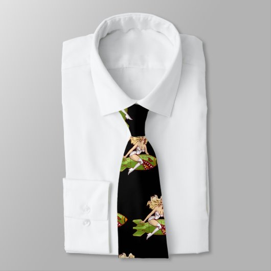 Big Hitter Golf Dad Retro Pin Up The Bomber Patter ネクタイ (タイ)