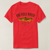 Big Hole River, Melrose Montana Tee  Tシャツ (デザイン正面)