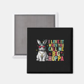Big Hoppa Bunnyとイースターに呼ばれると嬉しい マグネット (正面/裏面)