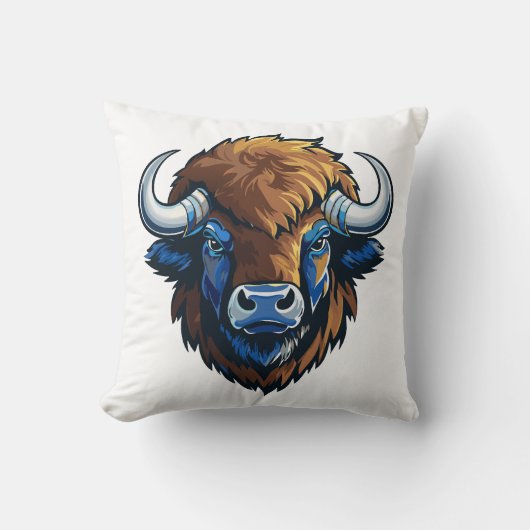 big horned bison クッション (正面)
