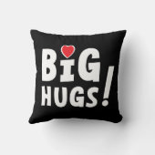 Big hug. Beterschapskaart of voor Valentijnsdag クッション (裏面)
