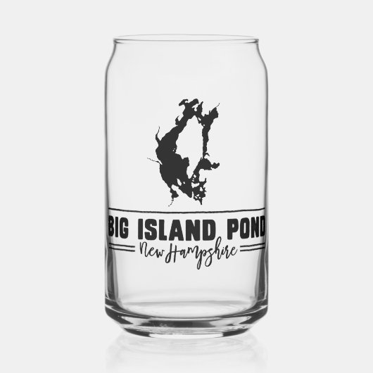 Big island Pond New Hampshire ガラス缶 (正面)