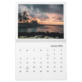 Big Island, Small Moments 2026 Calendar カレンダー