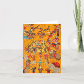 Big Japanese Circus woodblock print カード (正面)