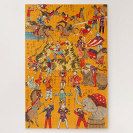 Big Japanese Circus woodblock print ジグソーパズル