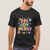 Big Joy Energy Pastel Holiday Kawaii Design Tシャツ (正面)