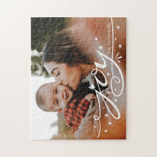 Big Joy Hand Lettered写真 ジグソーパズル (縦)