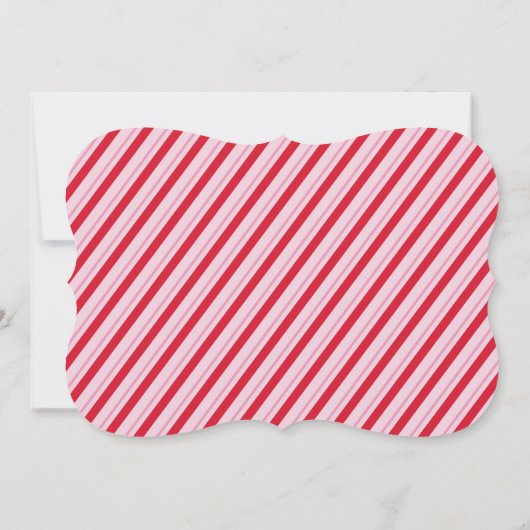 Big Joy Red and Pink Holiday Card 招待状 (裏面)