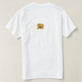 Big Juicy Burger Illustration | Funny Fast Food Tシャツ (デザイン裏面)