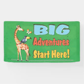 Big Jungle Adventures Teacher Classroom 横断幕 (横)