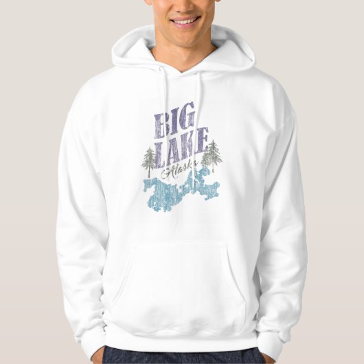 Big Lake Alaska SweatshirtまたはTシャツ パーカ (正面)