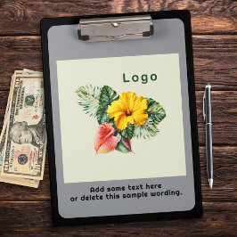 Big Logo Company Brand Gray Clipboard クリップボード