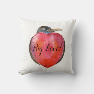 Big Love! heart design on throw cushion クッション