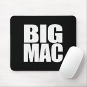 Big Mac Cool Unique And Funny Black White マウスパッド (マウス)