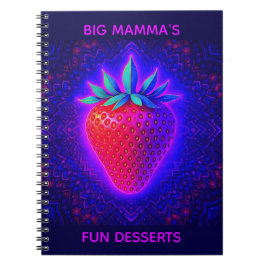 BIG MAMMA"S FUN DESSERTS (STRAWBERRY) ノートブック