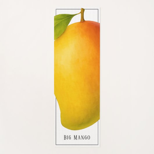 Big Mango, Sweet Fruit and Name ヨガマット (正面)