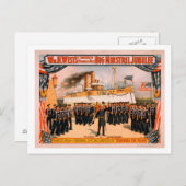 Big Minstrel Jubileeメインのポスターを思い出す ポストカード (正面/裏面)