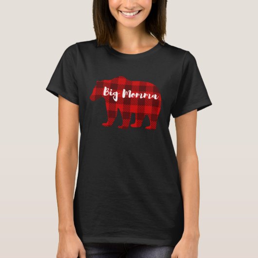 Big Momma Bear Outfit Women  Grandparent Family Ma Tシャツ (正面)