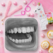 Big Mouth Square Paper Plates ペーパープレート (パーティー)