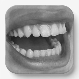 Big Mouth Square Paper Plates ペーパープレート