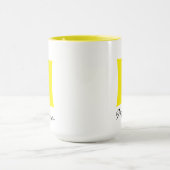 Big Mug | Huge Mug | 名前 モノグラム カスタム マグカップ (中央)