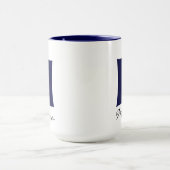 Big Mug | Huge Mug | Script Custom Name Monogram マグカップ (中央)