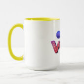 Big mug Voices. Different colors. 443 ml. マグカップ (左)