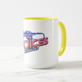 Big mug Voices. Different colors. 443 ml. マグカップ (正面右)