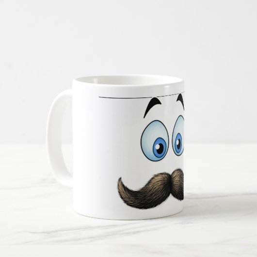 big mustach コーヒーマグカップ (正面左)