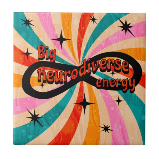 Big neurodiverse energy!!! タイル (正面)