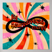 Big neurodiverse energy!! ポスター (正面)