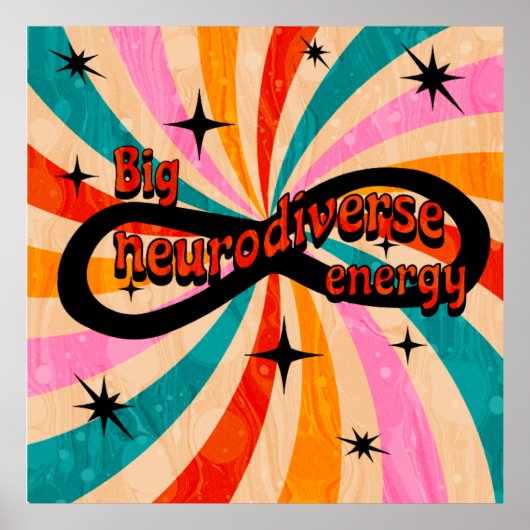 Big neurodiverse energy!! ポスター (正面)
