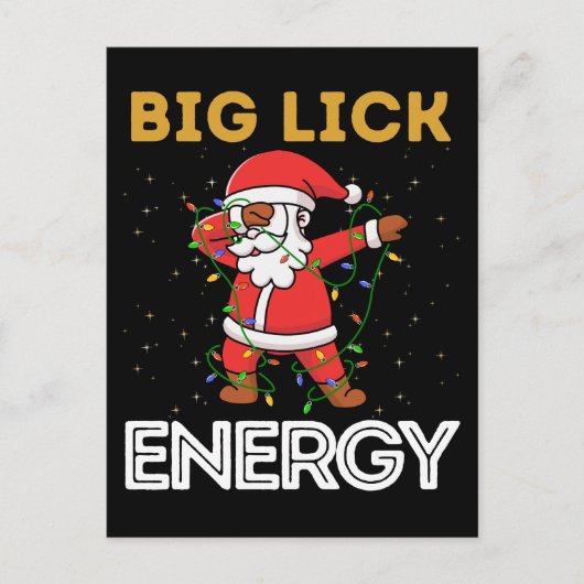 Big nick energy, いけなSanta Claus, Saint Nico シーズンポストカード (正面)